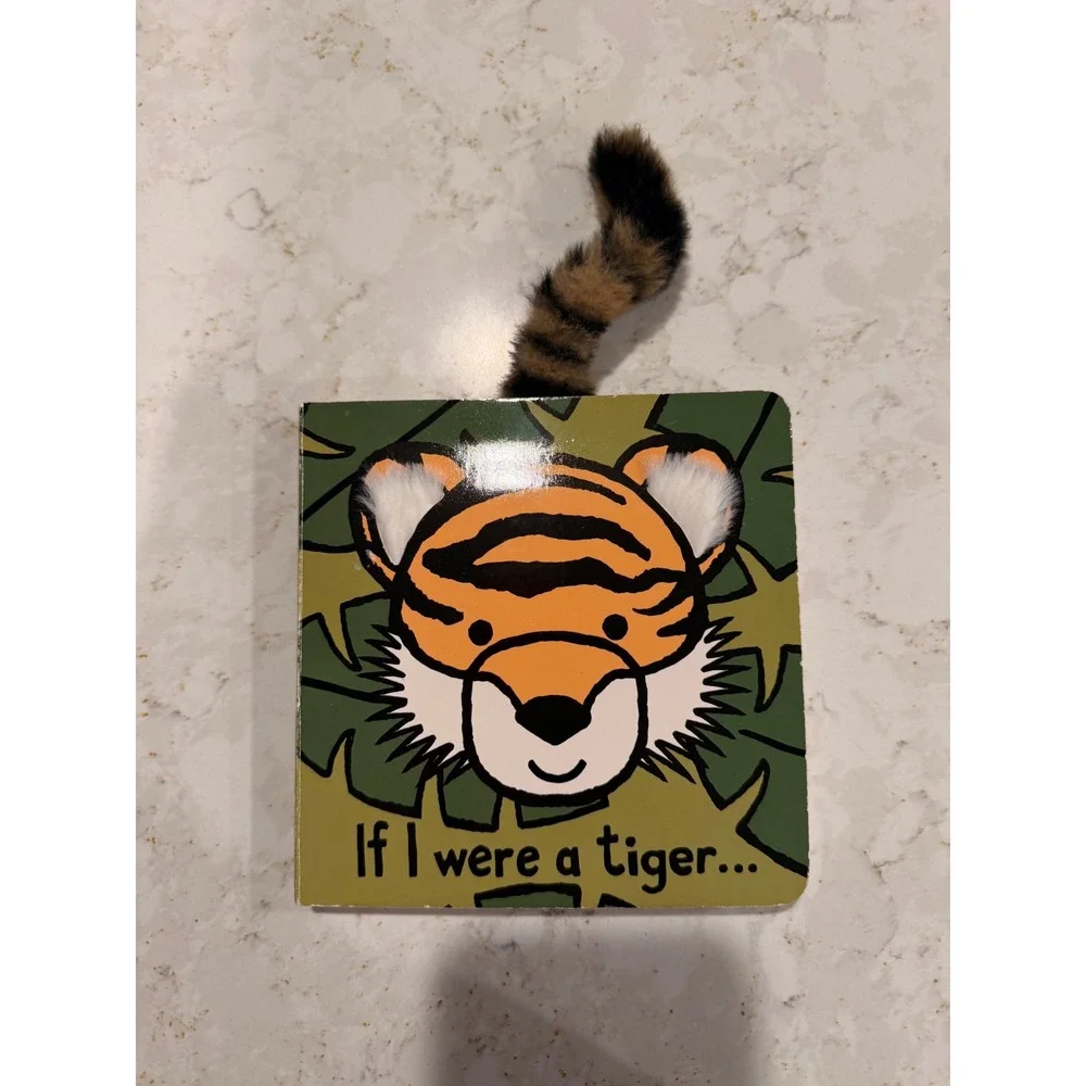 Jellycat London If I Were A Tiger Sensory Board Book by Kate Rhodes BB444T